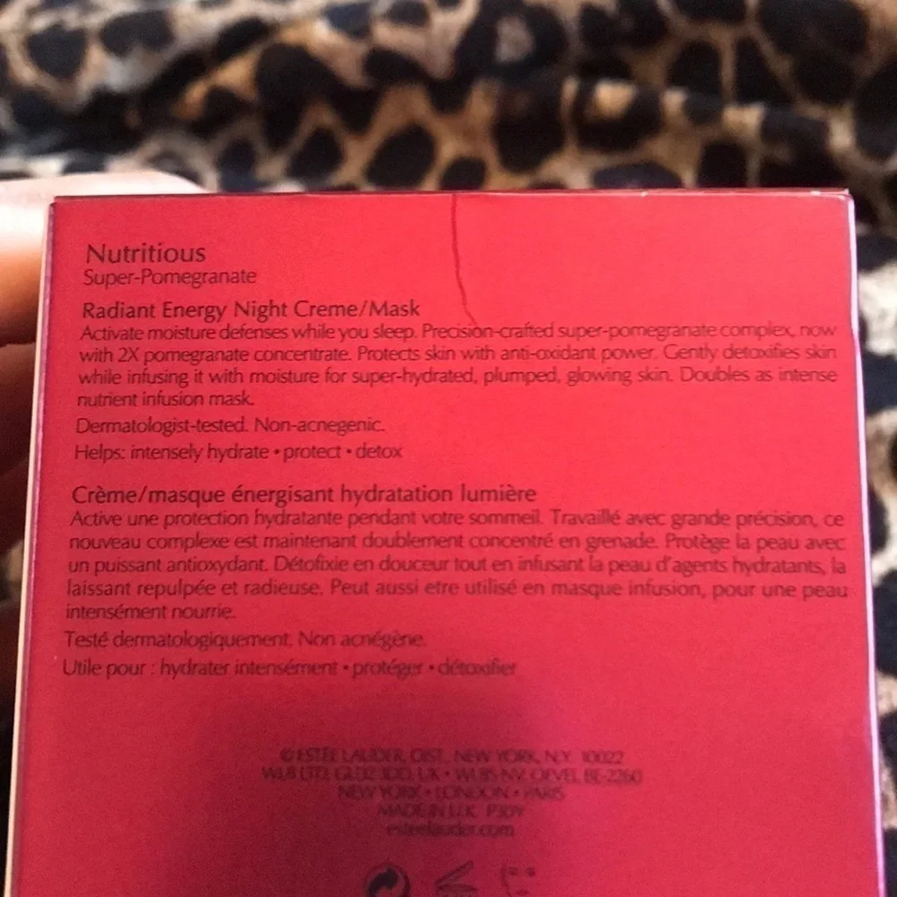 Brand New Estee Lauder Nutritious Super-Pomegranate Radiant Energy Night Creme - Picture 9 of 11